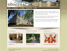 Tablet Screenshot of chateau-senailhac.com
